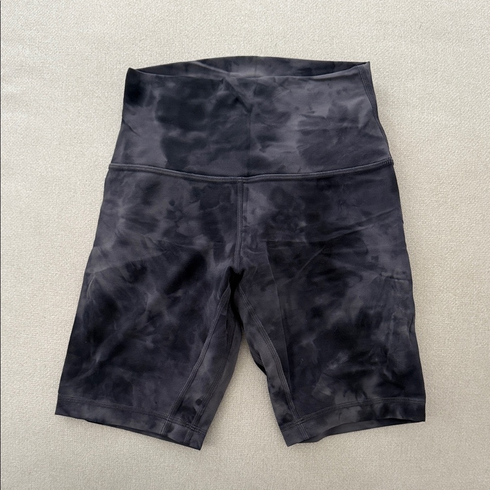 Lululemon Athletica Charcoal High-Waisted Shorts